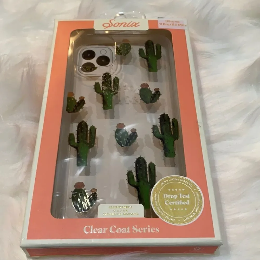 Sonix Prickly Pear Case for iPhone 11 Pro‎ Max  Clear Cactus Case for Apple